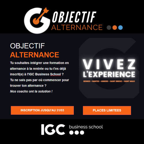 Objectif Alternance IGC Business School